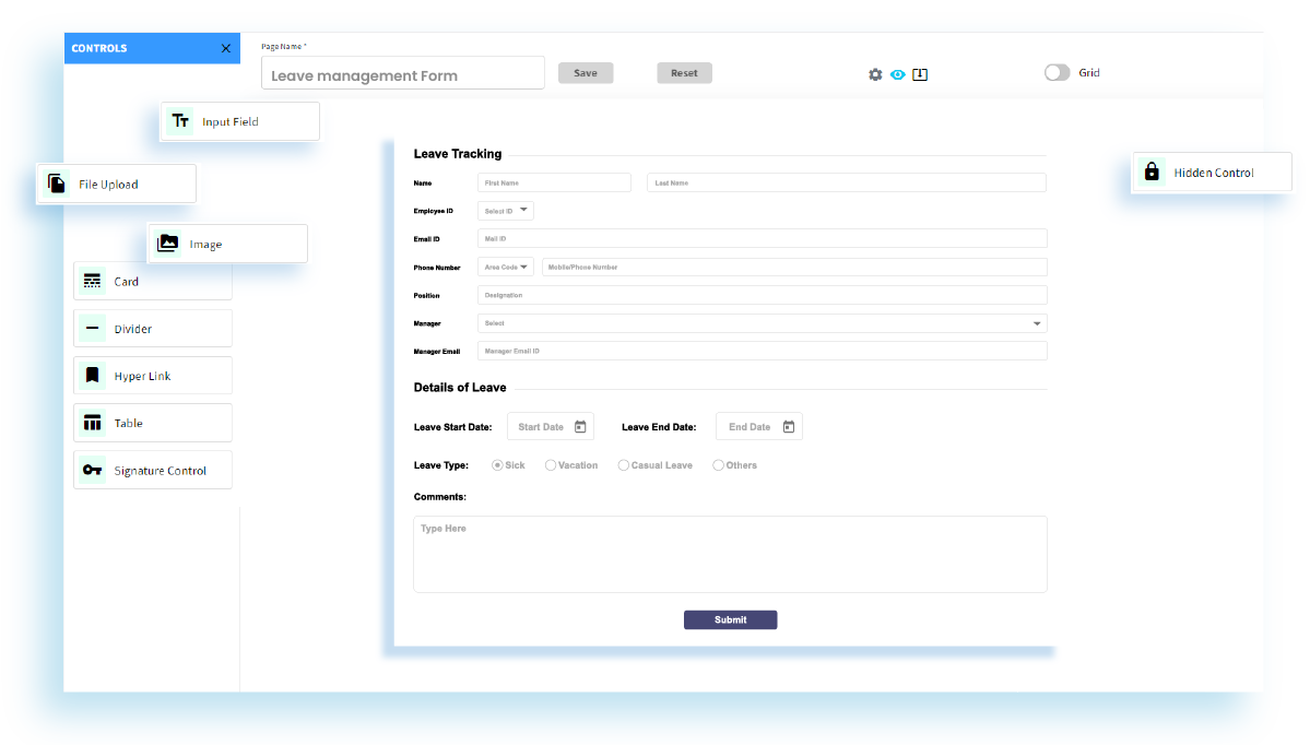 Employee Leave Request Form | Yoroforms - Yoroflow